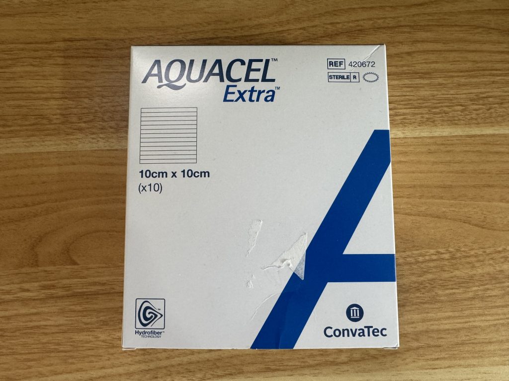 Aquacel extra strips for pilonidal sinus wound aftercare